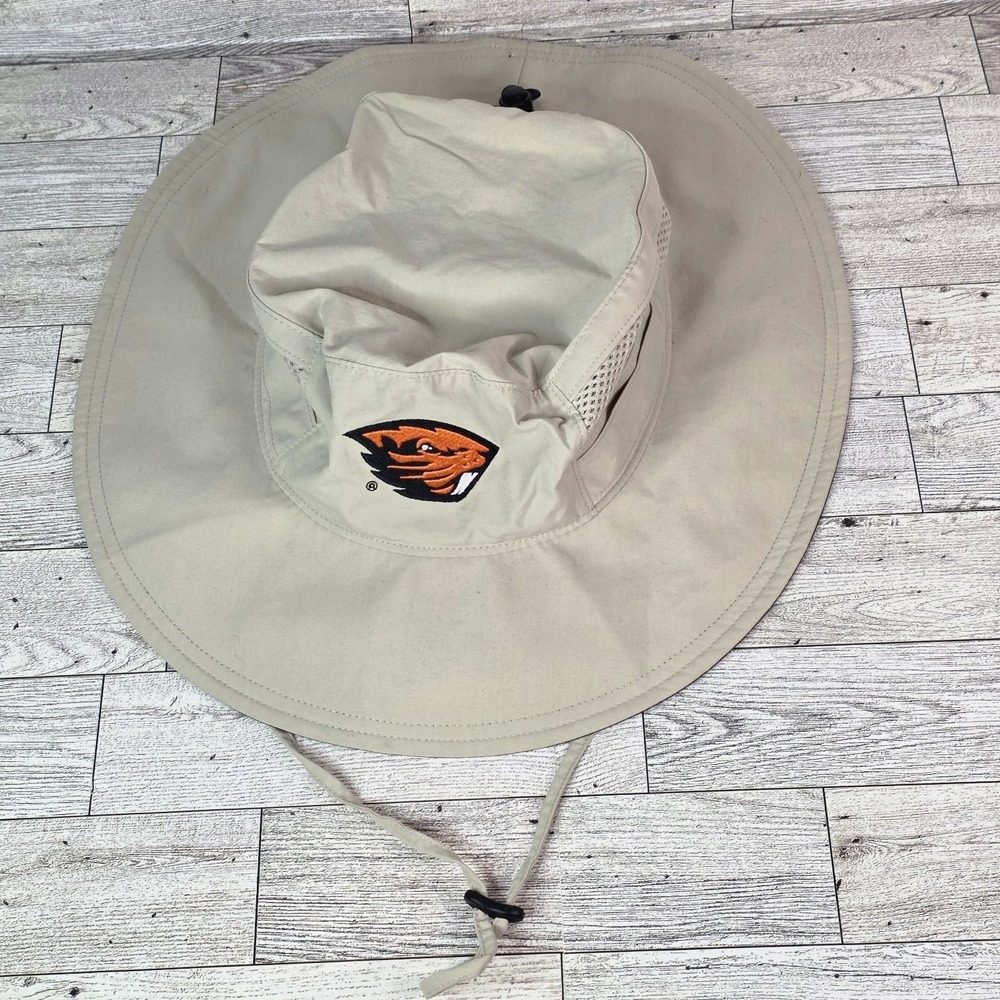 Columbia Bora Bora II Booney Hat Oregon Beavers Logo Unisex OS Bucket Sun Hiking